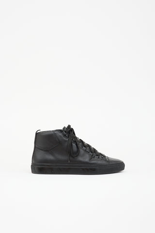 Balenciaga Leather Arena High Top Sneaker