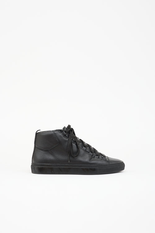 Balenciaga Leather Arena High Top Sneaker
