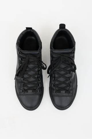 Balenciaga Leather Arena High Top Sneaker