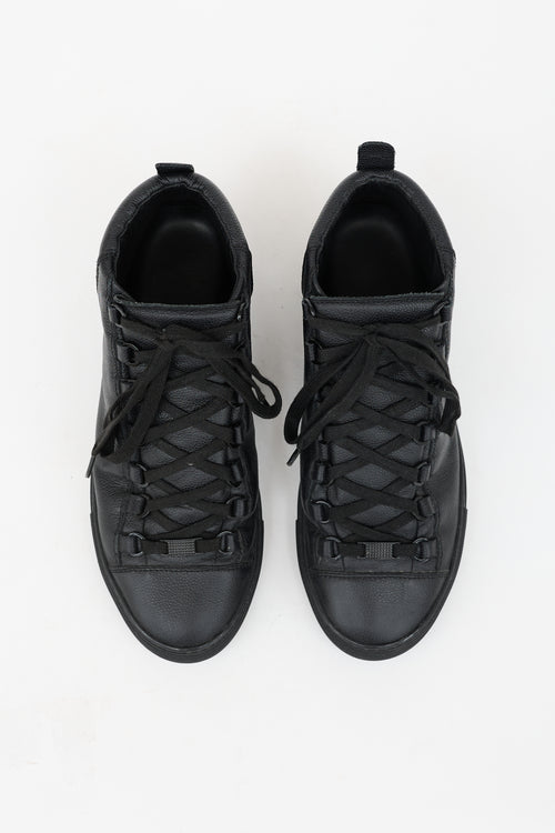 Balenciaga Leather Arena High Top Sneaker