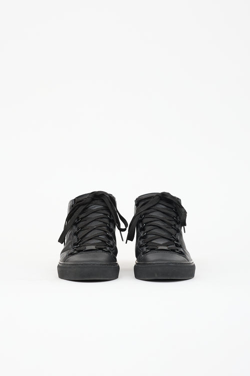 Balenciaga Leather Arena High Top Sneaker