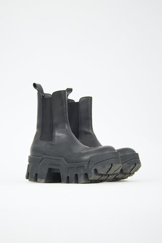 Balenciaga Leather Bulldozer Chelsea Boot