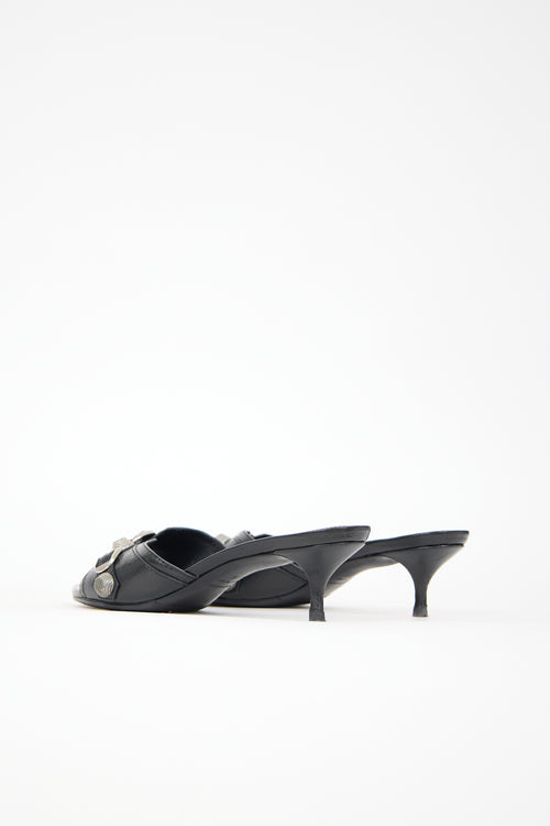 Balenciaga Leather Cagole Mule