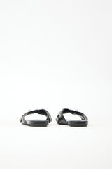 Balenciaga Leather Cagole Arena Slide