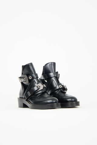 Balenciaga Leather Ceinture Boot