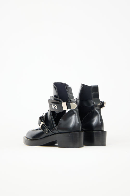 Balenciaga Leather Ceinture Boot