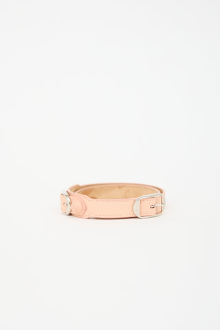 Balenciaga Leather City Triple Bracelet