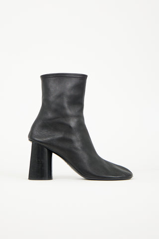 Balenciaga Leather Glove Heeled Boot