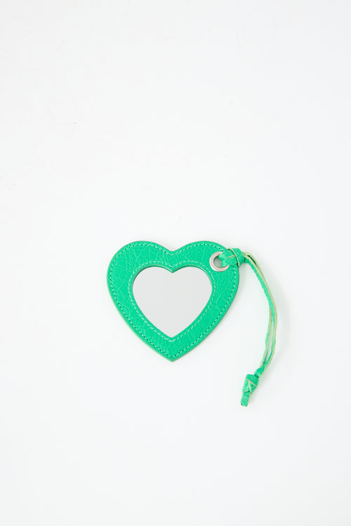 Balenciaga Leather Heart Mirror