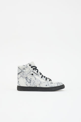 Balenciaga Leather High Top Sneaker