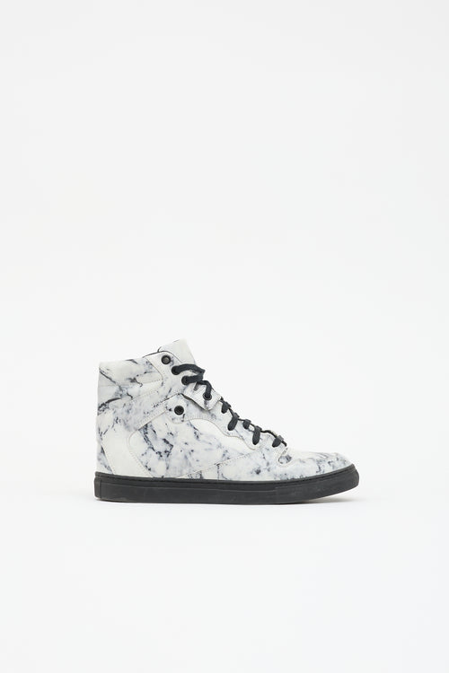 Balenciaga Leather High Top Sneaker