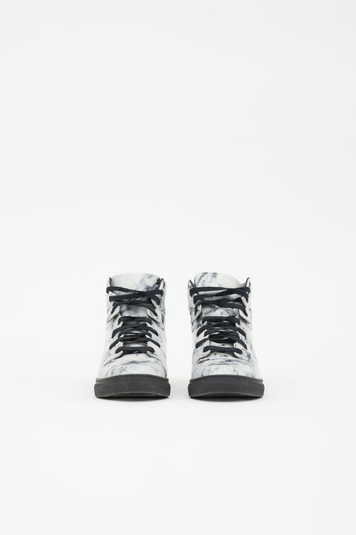 Balenciaga Leather High Top Sneaker