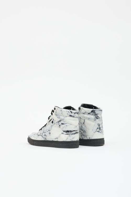Balenciaga Leather High Top Sneaker