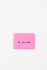Balenciaga Leather Logo Card Holder
