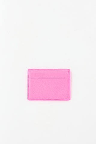 Balenciaga Leather Logo Card Holder