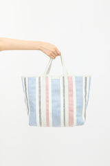 Balenciaga Leather Medium Barbes Tote Bag