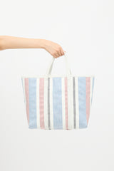 Balenciaga Leather Medium Barbes Tote Bag