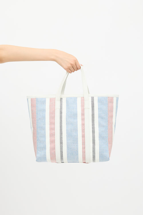 Balenciaga Leather Medium Barbes Tote Bag