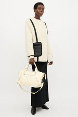 Balenciaga Leather Motocross City Bag