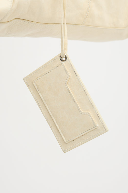 Balenciaga Leather Motocross City Bag