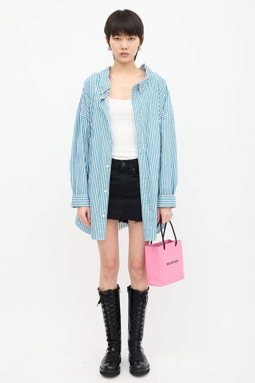 Balenciaga Leather XXS Shopping Tote Bag