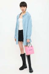 Balenciaga Leather XXS Shopping Tote Bag