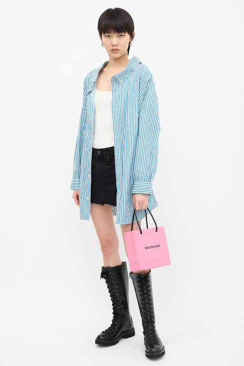 Balenciaga Leather XXS Shopping Tote Bag