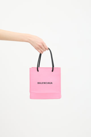 Balenciaga Leather XXS Shopping Tote Bag