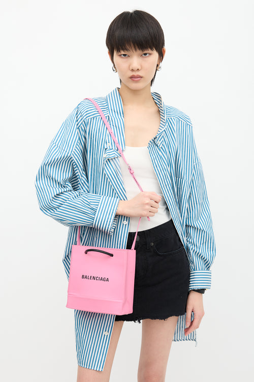 Balenciaga Leather XXS Shopping Tote Bag