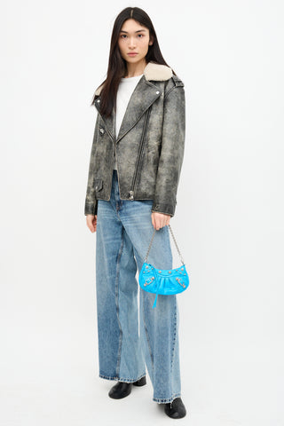Balenciaga Leather Mini Le Cagole Bag