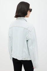 Balenciaga Light Wash Denim Jacket