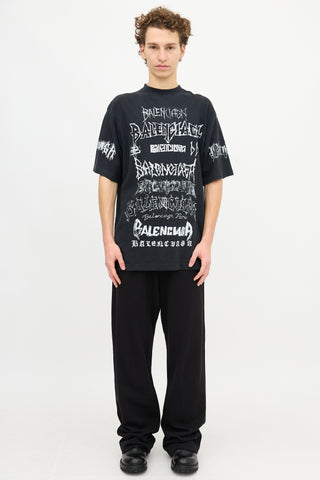 Balenciaga Logo Graphic T-Shirt
