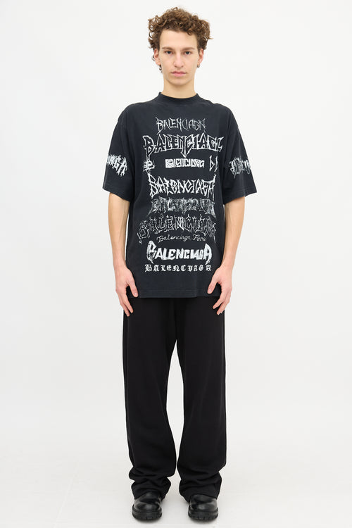 Balenciaga Logo Graphic T-Shirt