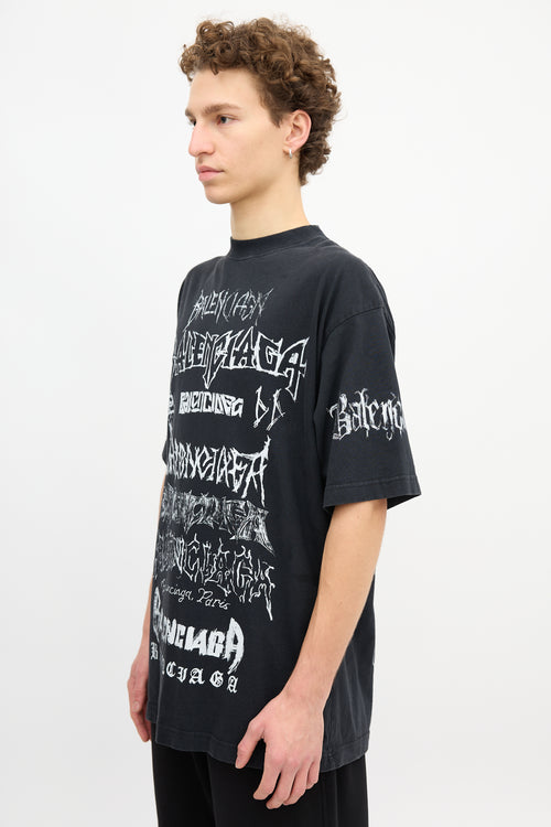 Balenciaga Logo Graphic T-Shirt