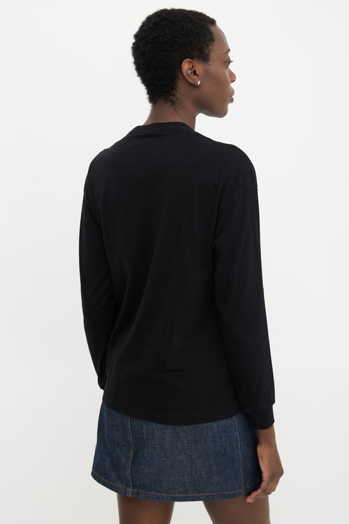 Balenciaga Logo Long Sleeve Top
