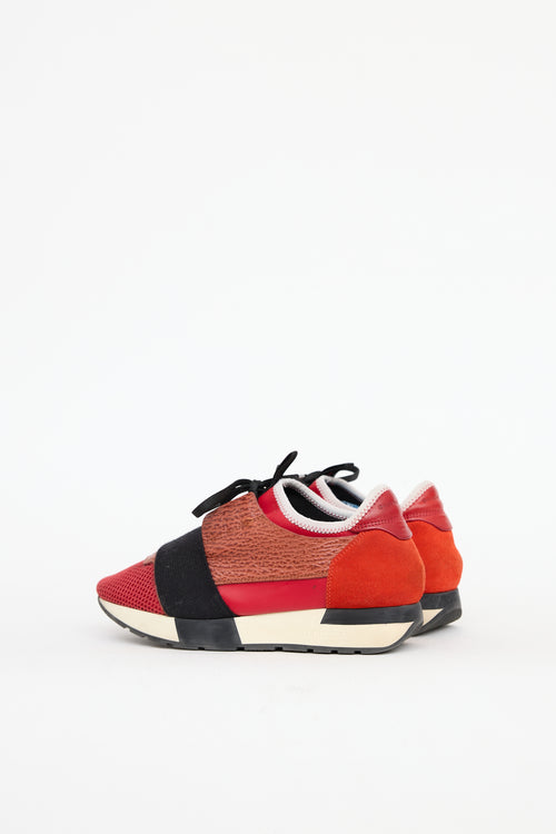Balenciaga Mesh Race Panelled Sneaker
