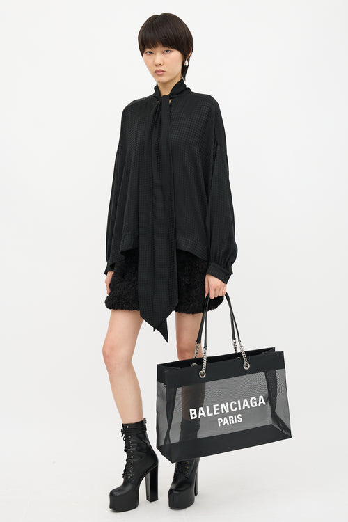Balenciaga Mesh Duty Free Tote Bag