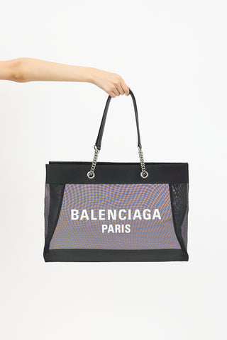 Balenciaga Mesh Duty Free Tote Bag