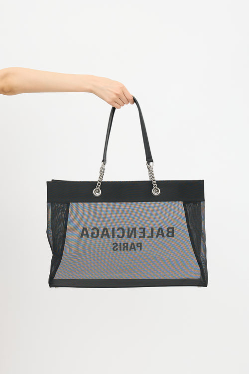 Balenciaga Mesh Duty Free Tote Bag