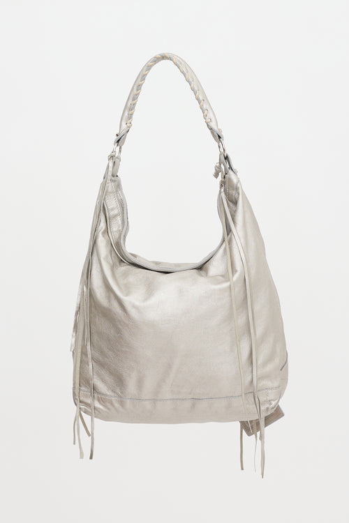 Balenciaga Metallic Leather Day Bag