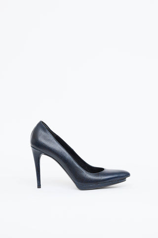 Balenciaga Leather Embossed Pump