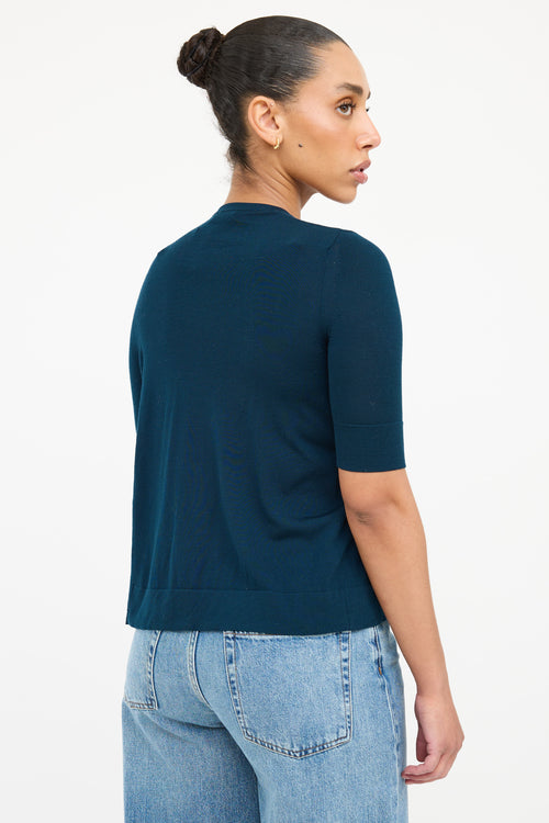 Balenciaga Knits Wool Pleated Top