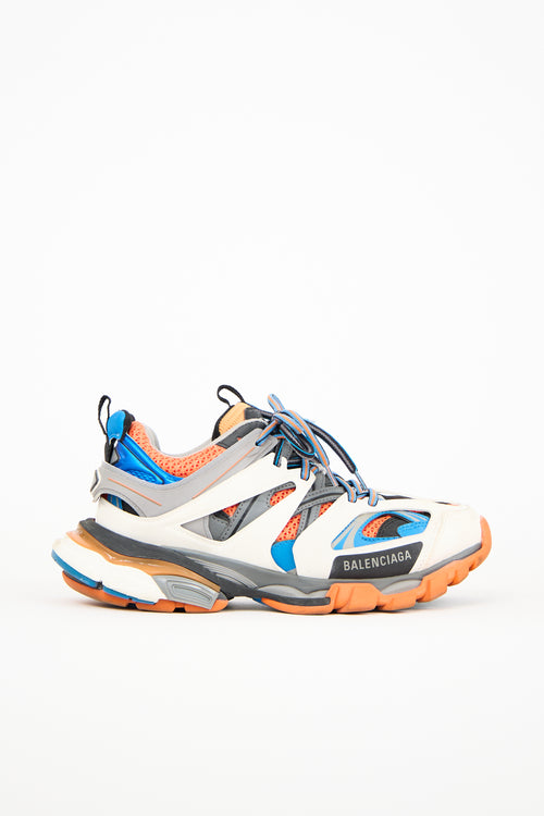 Balenciaga Orange & Multi Track Sneaker