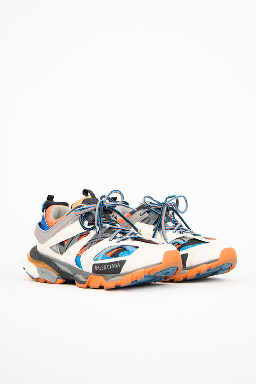 Balenciaga Orange & Multi Track Sneaker