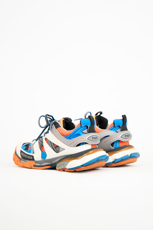 Balenciaga Orange & Multi Track Sneaker