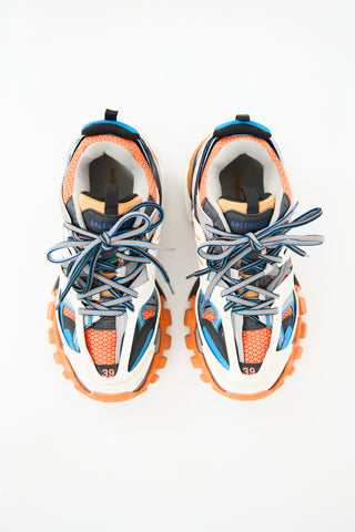 Balenciaga Orange & Multi Track Sneaker