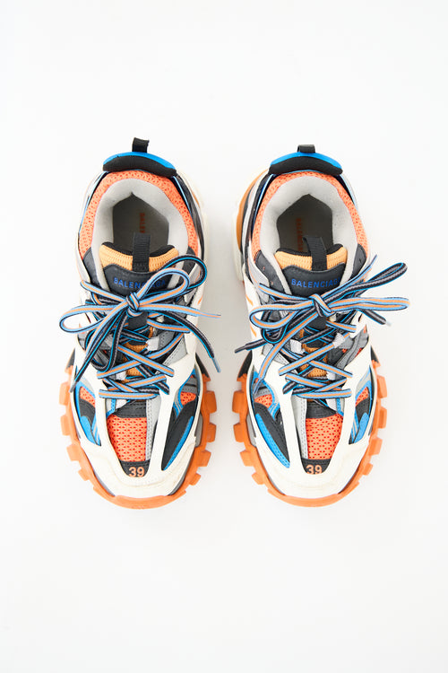 Balenciaga Orange & Multi Track Sneaker