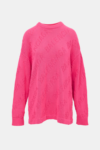 Balenciaga Oversized Logo Sweater