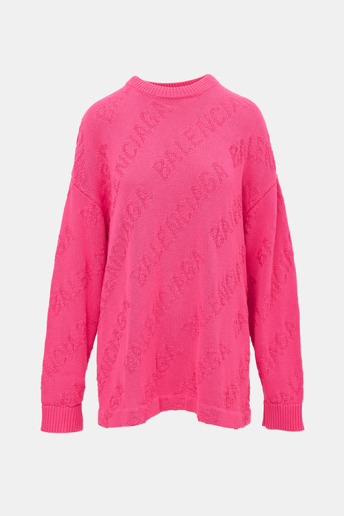 Balenciaga Oversized Logo Sweater