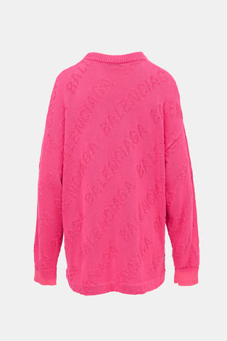 Balenciaga Oversized Logo Sweater